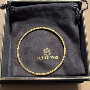 ✨Julie Vos✨ Collette Bead Bangle (medium) EUC